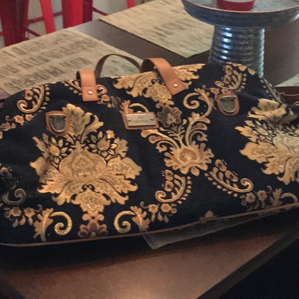 JM New York carpet bag